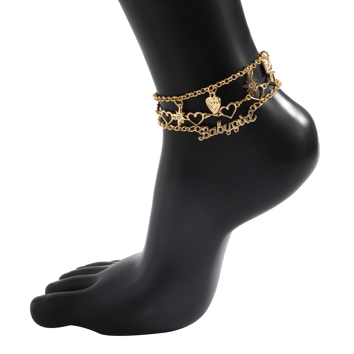 Multi-layer Chain Anklet Set