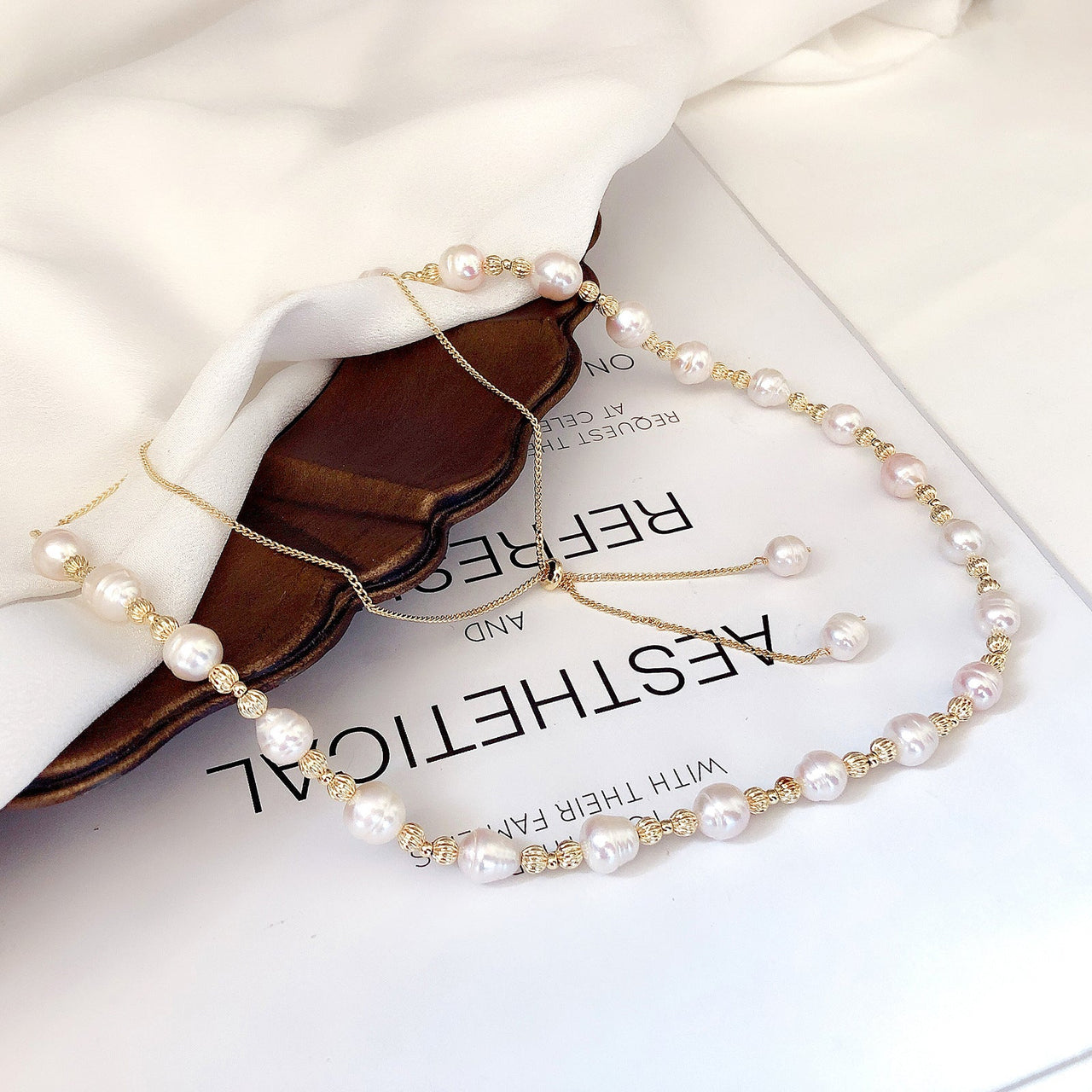 Baroque Pearl Double Long Necklace