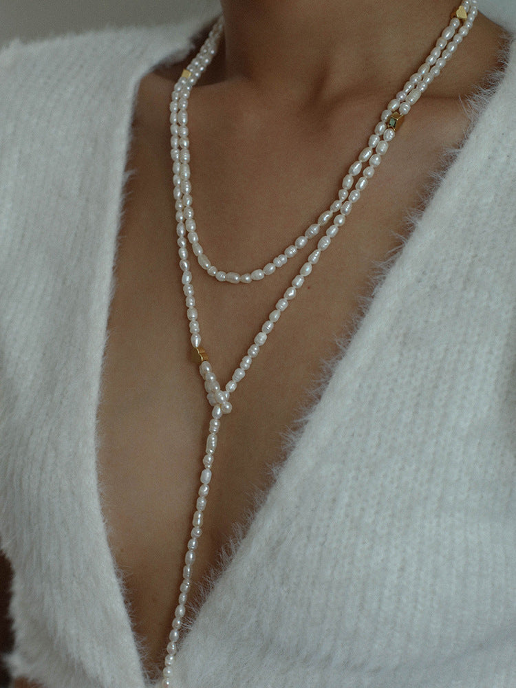 Multi-Layer Elegant Pearl Necklace