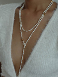 Thumbnail for Multi-Layer Elegant Pearl Necklace