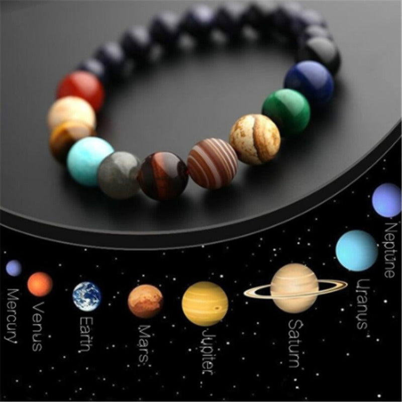 Mens Guardian of the Solar System Stone Bracelet YourSoulPlace