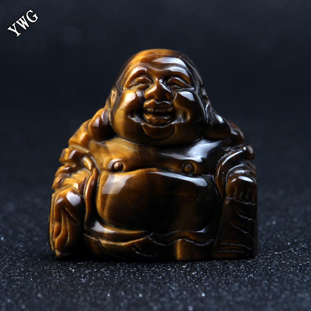 Natural Stone Carved Buddha Reiki Crystal