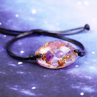 Thumbnail for Handmade Amethyst & Clear Quartz 'RELAXATION' ORGONITE Bracelet