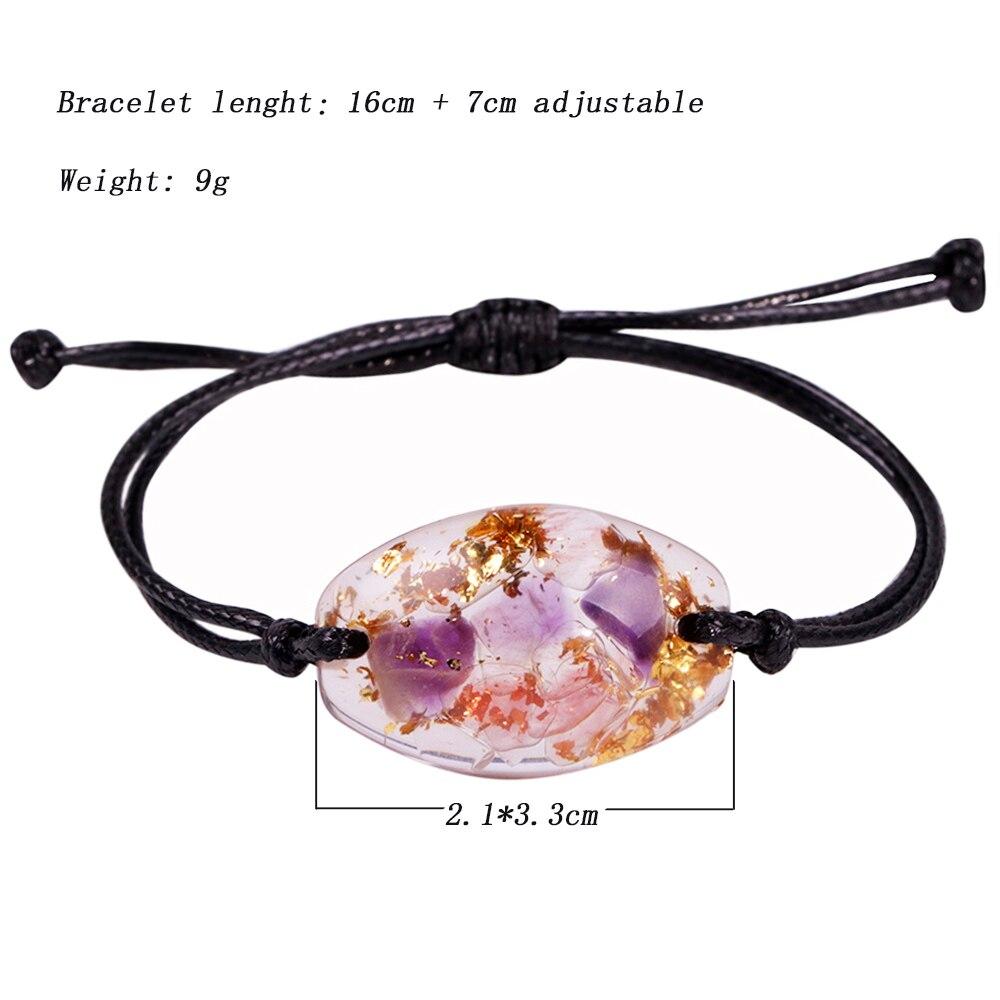 Handmade Amethyst & Clear Quartz 'RELAXATION' ORGONITE Bracelet