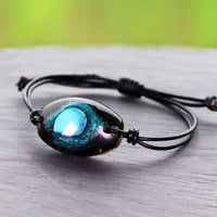 Thumbnail for Handmade Turquoise & Obsidian 'PROSPERITY' ORGONITE Bracelet