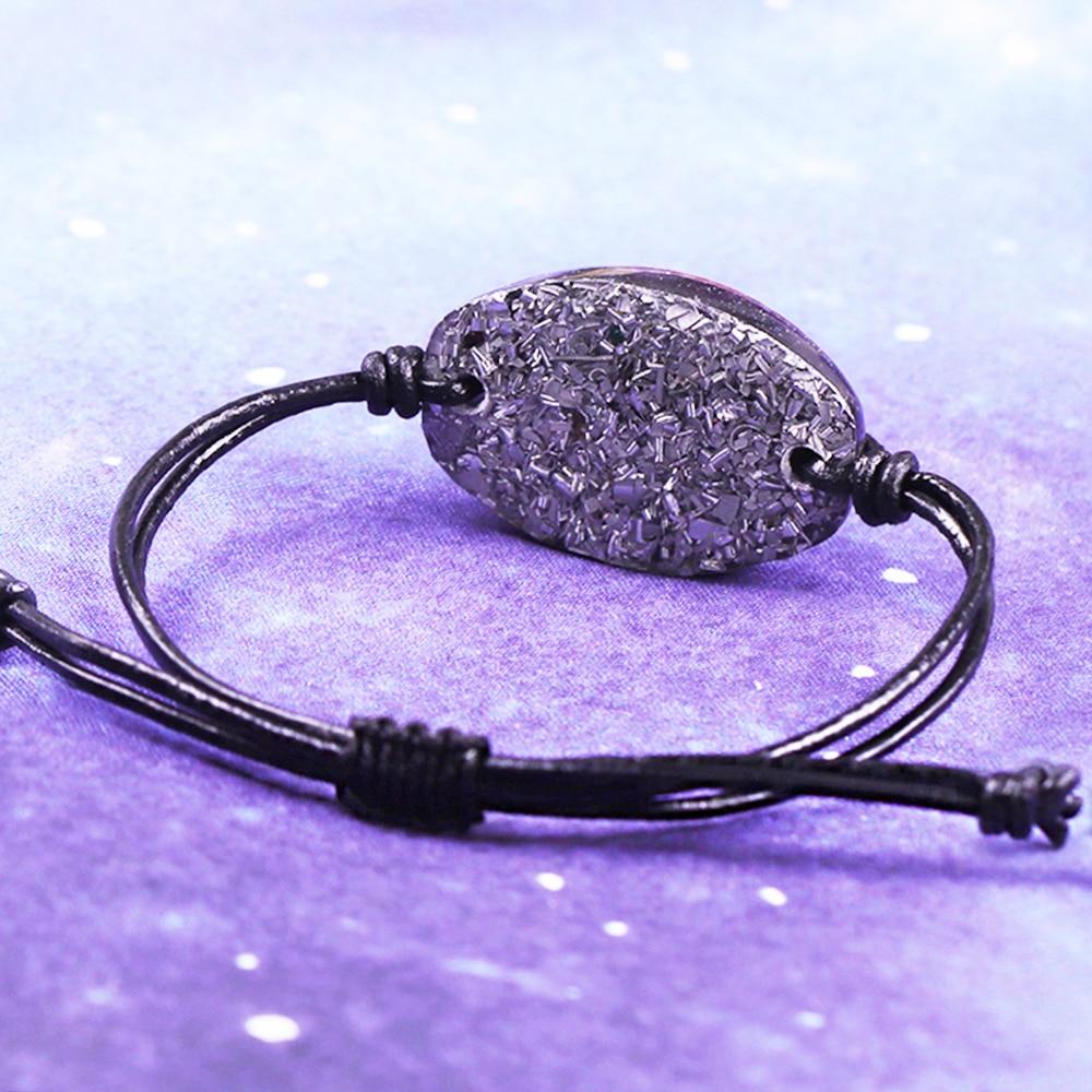 Handmade Aventurine & Amethyst 'ALLEVIATE NEGATIVITY' ORGONITE Bracelet