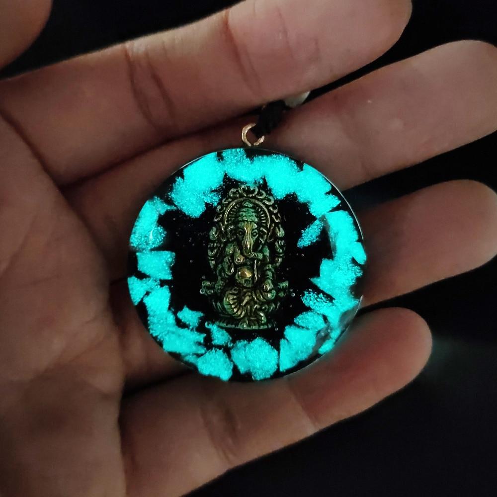 Handmade Ganesha 'INNER PEACE' ORGONITE Pendant