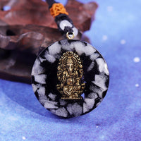 Thumbnail for Handmade Ganesha 'INNER PEACE' ORGONITE Pendant