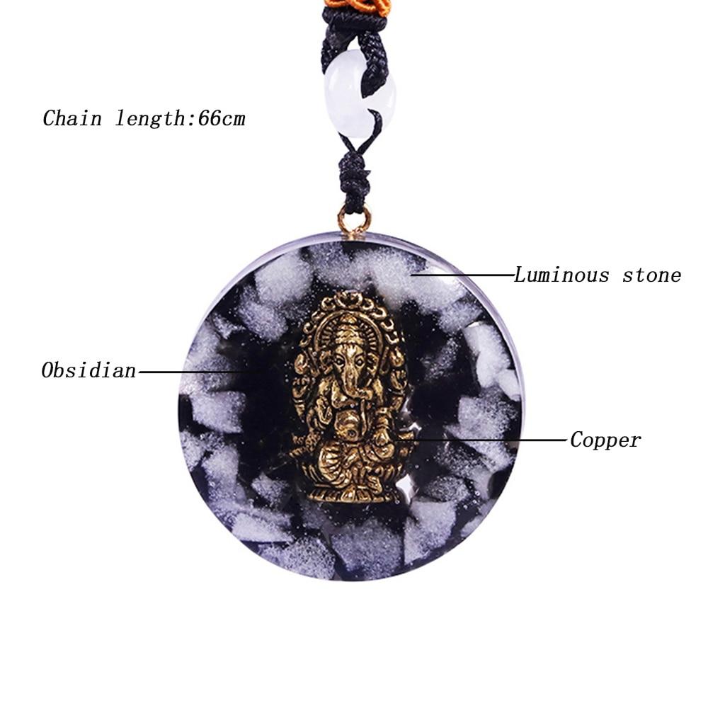 Handmade Ganesha 'INNER PEACE' ORGONITE Pendant