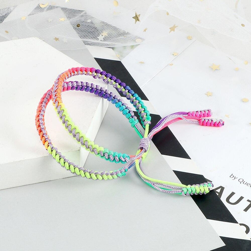 Fun Rainbow Rope Bracelet Styles!