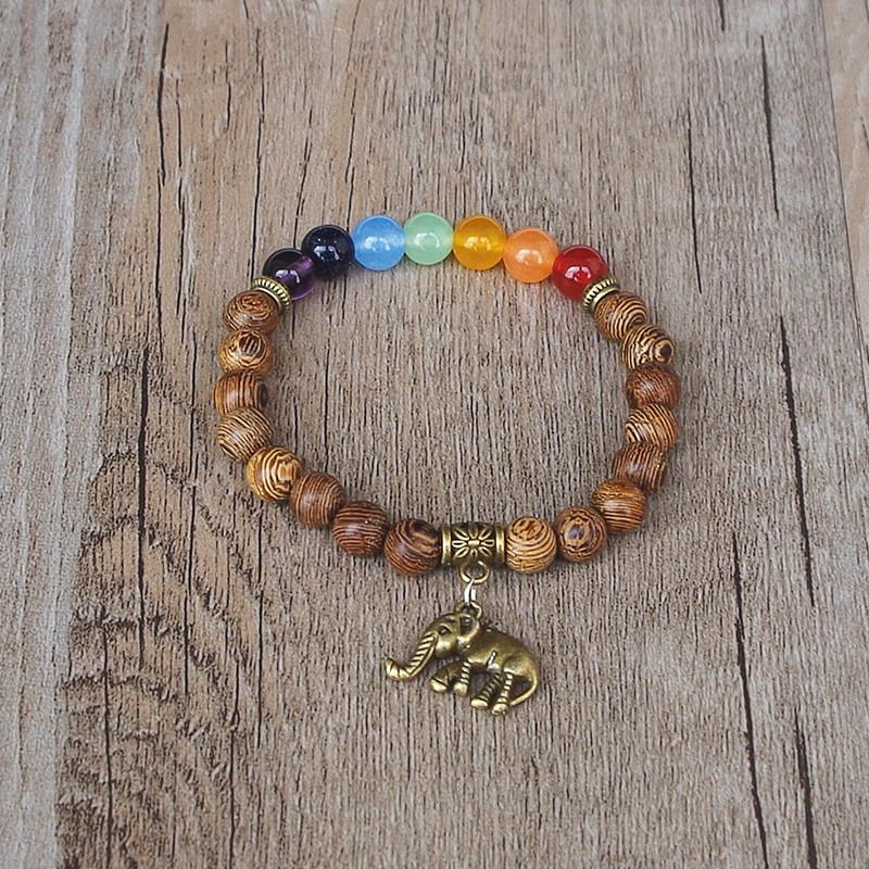 Handmade 7 Chakra Balancing and Luck Bracelet