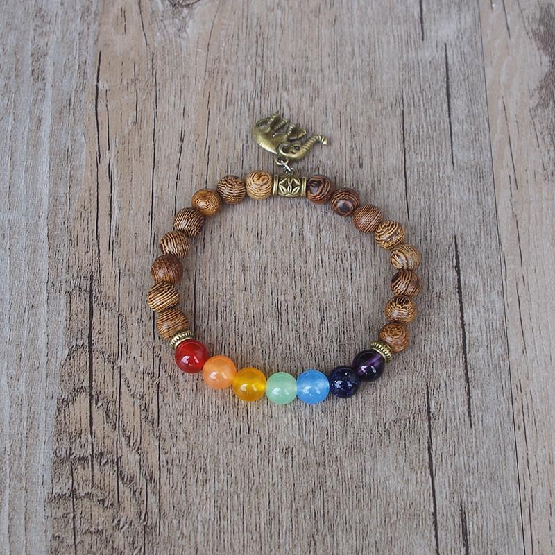 Handmade 7 Chakra Balancing and Luck Bracelet