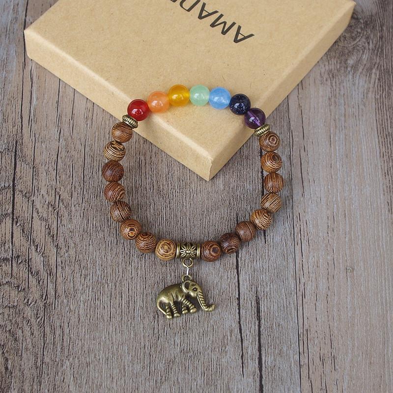 Handmade 7 Chakra Balancing and Luck Bracelet