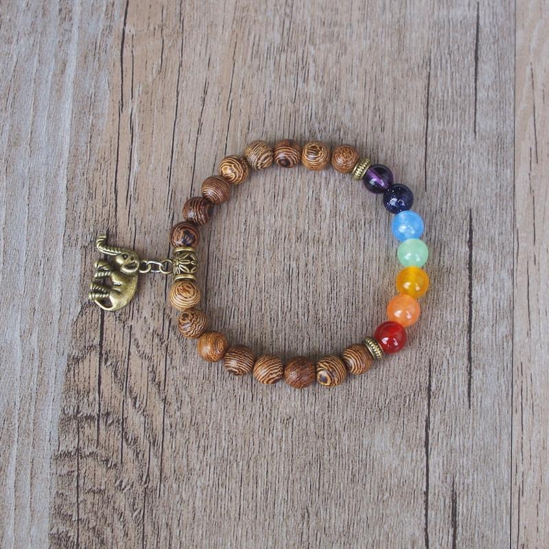 Handmade 7 Chakra Balancing and Luck Bracelet