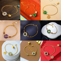 Thumbnail for THAI SILVER Iconic Jade Bracelets - 9 Styles