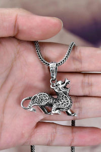 Thumbnail for Sterling Silver WEALTH & SUCCESS FENG SHUI Pixiu Necklace