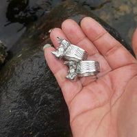 Thumbnail for Titanium Steel Rhinoceros Ring for Self-Defense