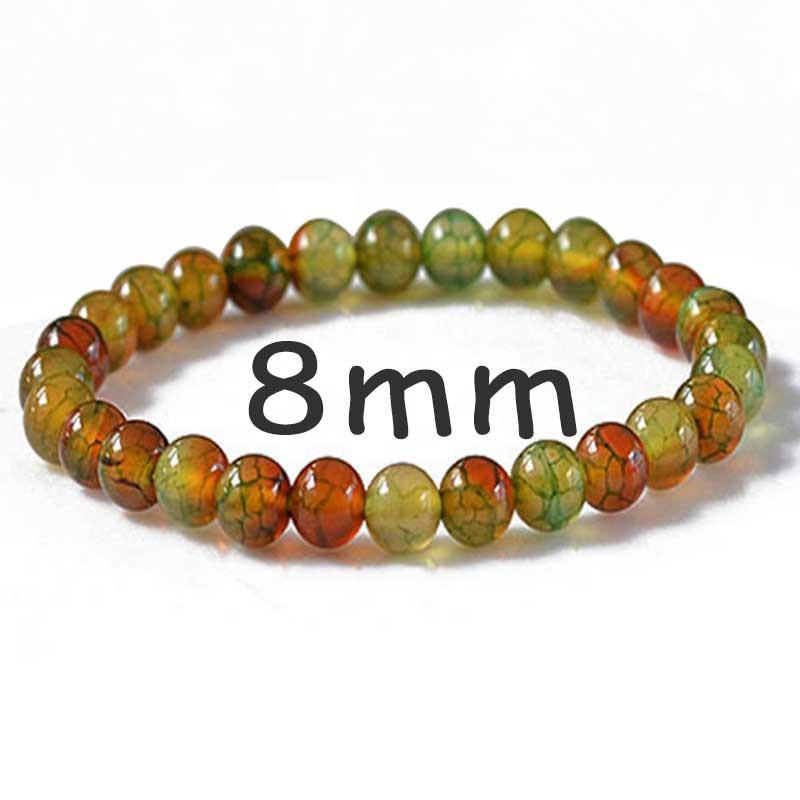 Glorious Natural Peacock Dragon Stone Healing Bracelet