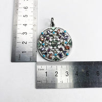 Thumbnail for Silver & Zirconia Hidden Rainbow Treasure Pendant Necklace