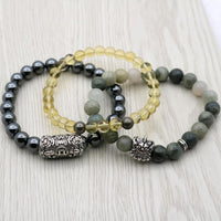 Thumbnail for Mens Pi Xiu & Stone $$ ULTIMATE MONEY MAGNETS  3/pc Bracelet Set