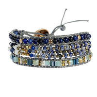 Thumbnail for Purification Lapis Lazuli & Blue Aventurine Wrap Bracelet