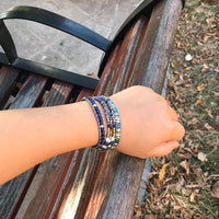 Thumbnail for Purification Lapis Lazuli & Blue Aventurine Wrap Bracelet