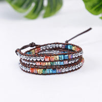 Thumbnail for 7 Chakra  Balancing  Natural Stone Wrap Bracelet