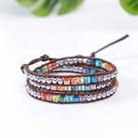 Thumbnail for 7 Chakra  Balancing  Natural Stone Wrap Bracelet