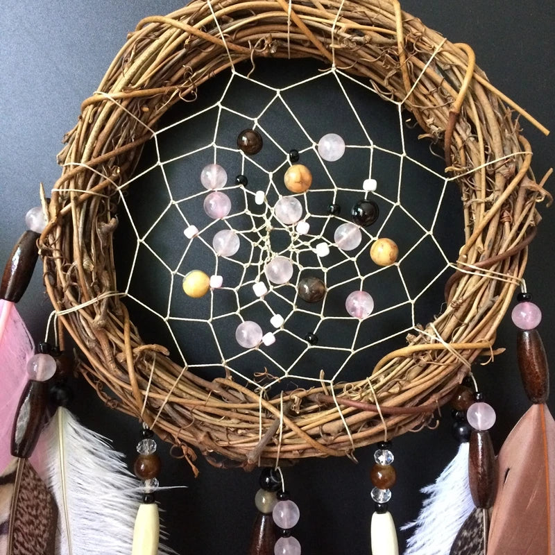 Natural Handmade Dreamcatcher Home Ornament