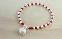 Thumbnail for 925 Sterling Silver TRANQUILITY Bell Lucky Red Rope Bracelet