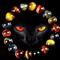 Thumbnail for Red Blue Yellow Tiger Eye Bracelet