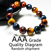 Thumbnail for Red Blue Yellow Tiger Eye Bracelet