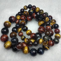 Thumbnail for Red Blue Yellow Tiger Eye Bracelet