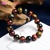 Thumbnail for Red Blue Yellow Tiger Eye Bracelet