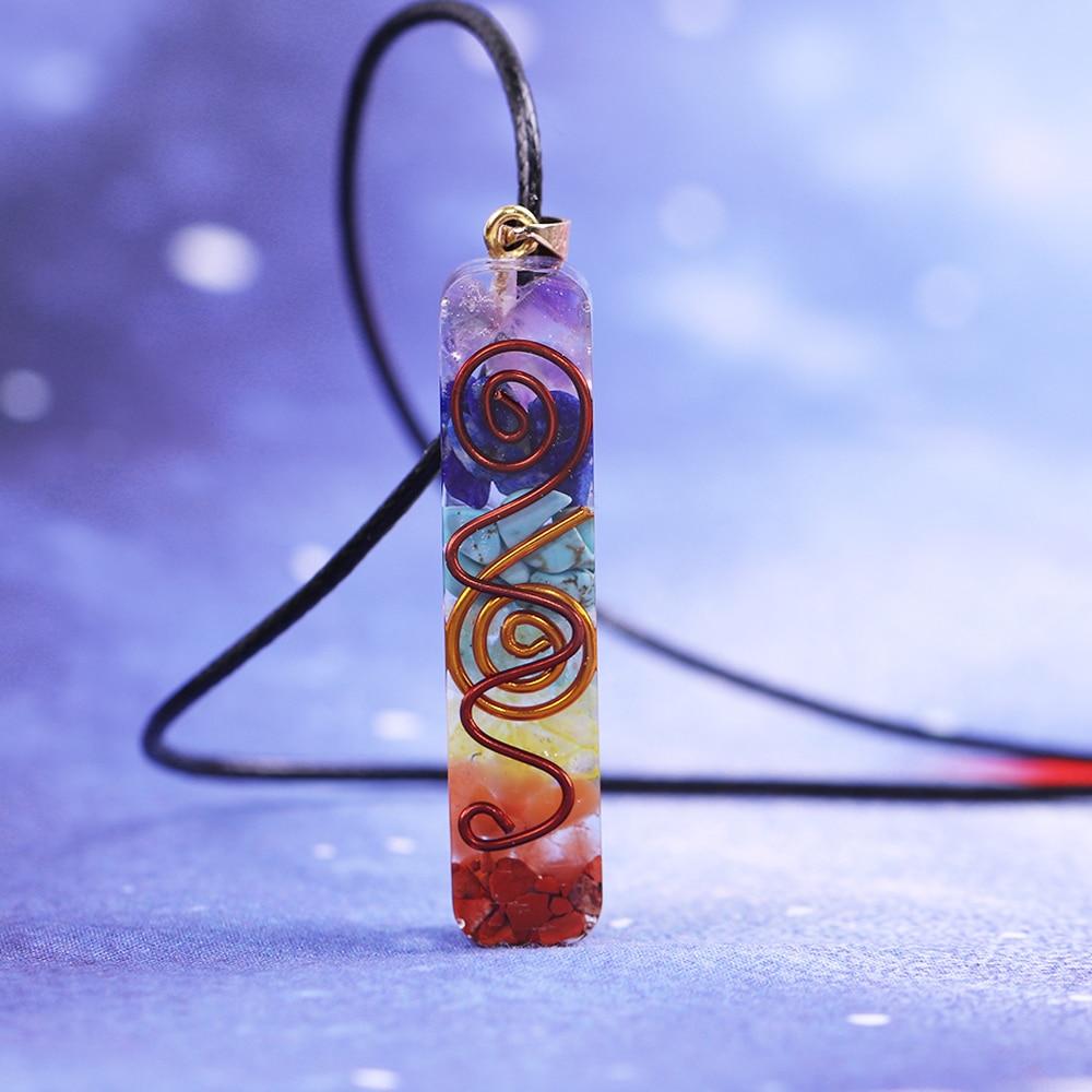 Handmade 7 Chakra 'OPEN YOUR MIND' ORGONITE Pendant