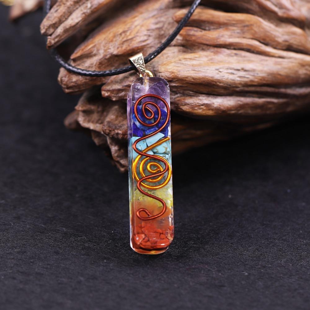 Handmade 7 Chakra 'OPEN YOUR MIND' ORGONITE Pendant