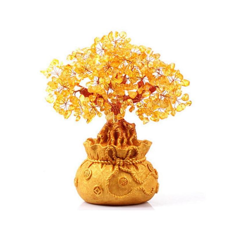 Attract MONEY & Abundance with a CITRINE FENG SHUI MONEY TREE-3 sizes