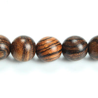 Thumbnail for Natural Tiger Wood  Handmade 108 Bead Mala