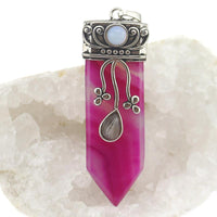 Thumbnail for Sword Stone Natural Healing Crystals Pendant Necklace