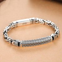 Thumbnail for Ethnic Thai Silver Men's Retro Bracelet