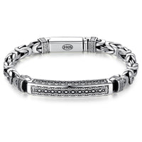 Thumbnail for Ethnic Thai Silver Men's Retro Bracelet