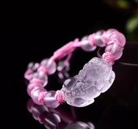 Thumbnail for Rose Quartz  PIXIU Bracelet - Attract an ABUNDANCE of LOVE & WEALTH