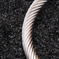 Thumbnail for Stainless Steel Double Dragon Head Men's Torc Bracelet