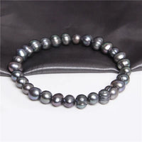 Thumbnail for Freshwater Baroque Black Pearl Bracelet