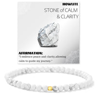 Thumbnail for Stylish Men's Set of 4 Natural Stone Bracelets for Great Energy Boost