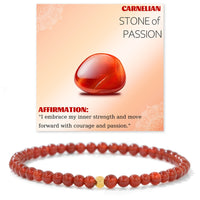 Thumbnail for Stylish Men's Set of 4 Natural Stone Bracelets for Great Energy Boost