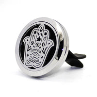 Thumbnail for Magnetic Aromatherapy/Essential Oil Car Hand of Hamsa