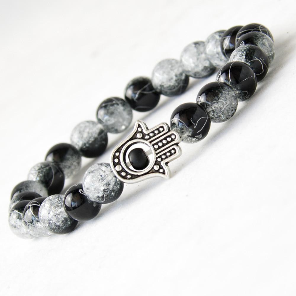 Hand of Fatima Crystal Bracelet