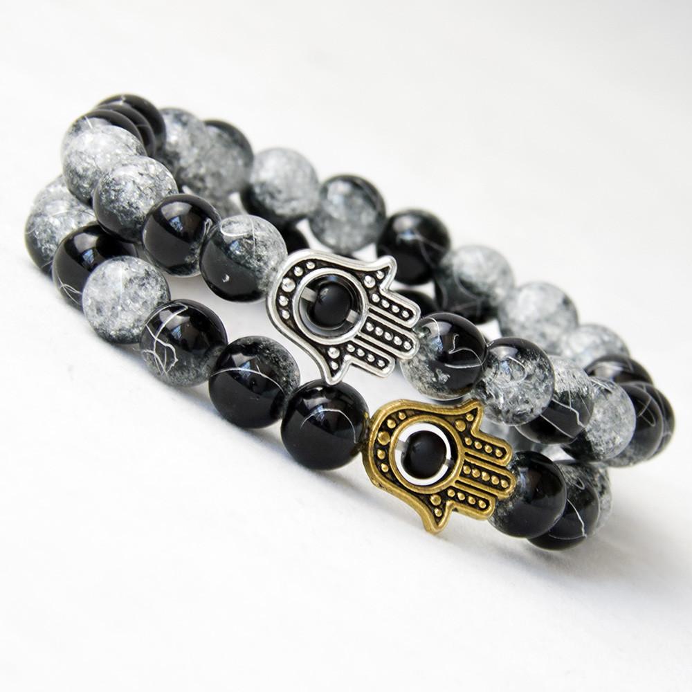 Hand of Fatima Crystal Bracelet