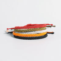 Thumbnail for Hand-tied Waterproof Wax Rope Classic Tibetan Lucky Knot SIMPLICITY Bracelet